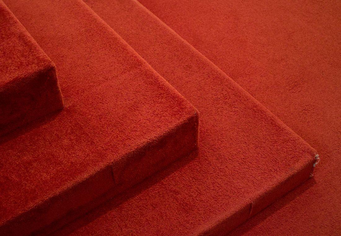 Richly coloured carpet and rug textures